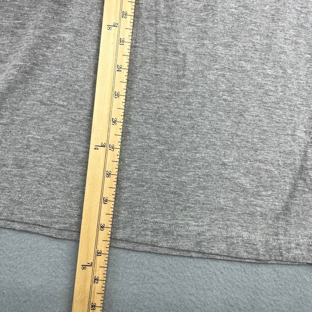 Nike Baseball‎ Graphic T-Shirt Mens XXL Heather Gray Short Sleeve Swoosh Tee - Picture 7 of 14
